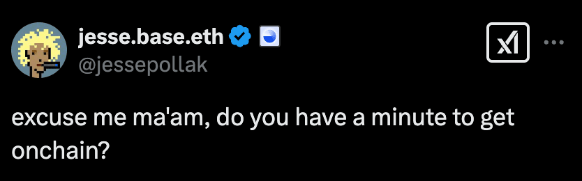 Jesse's tweet